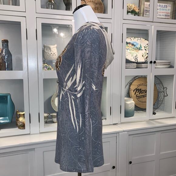 Spy Zone Exchange Embellished Sweater Tunic Sz Small (Sz 6 Wmns) - Picture 2 of 5